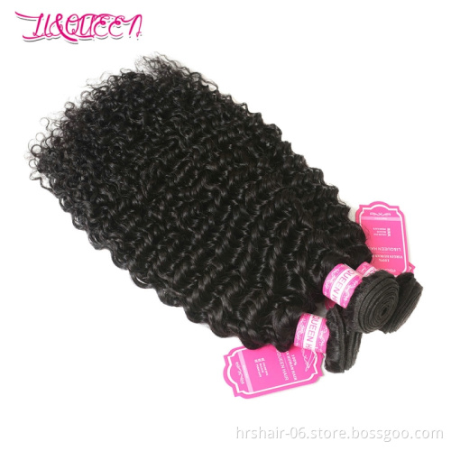 100% Real Human Hair deep Wave 12-30 Inch Virgin Hair Weaving